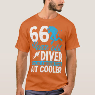 66 Year Scuba Diving Diver Snorkel 66 Birthday T-Shirt