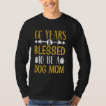 66 Years and Dog Mum! 66 Years Old Dog Mum Birthda T-Shirt<br><div class="desc">66 Years and Dog Mum! 66 Years Old Dog Mum Birthday</div>