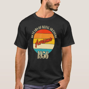 66 Years Of Awesome 1956 66th Birthday T-Shirt