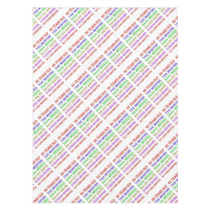 66th Birthday Milestones Tablecloth