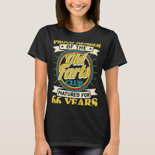 66th Birthday Old Farts Club Matured 66 Years Men T-Shirt