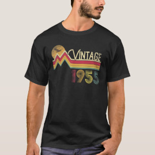 66th Birthday Shirt 1955 66 Years Old Vintage Retr