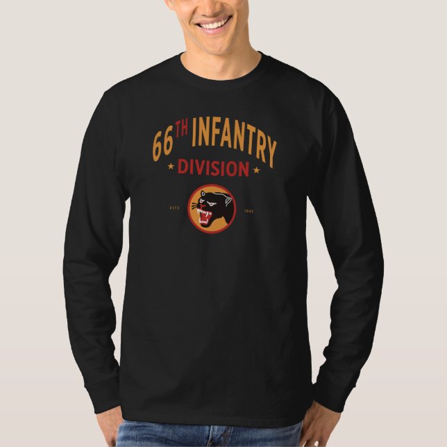 66th Infantry Division - Black Panther Division T-Shirt (Front)
