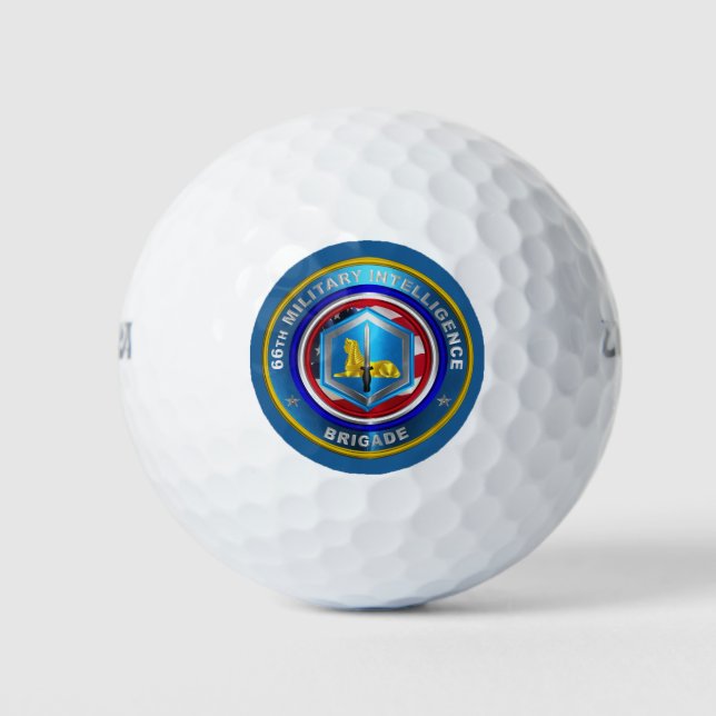 66th Military Intelligence Brigade Golf Balls (Front)