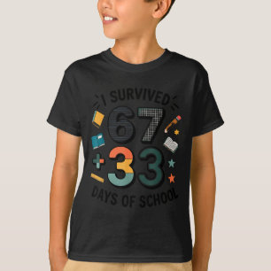 67 33 Days School Cool Graphic Art T-Shirt