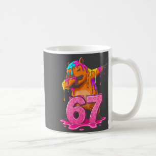 67 Animals Funny 67 Brainrot Youth Kids Capybara 6 Coffee Mug