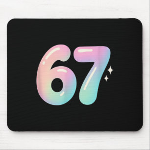 67 Aura Energy Alpha Slang Internet Meme Mouse Pad