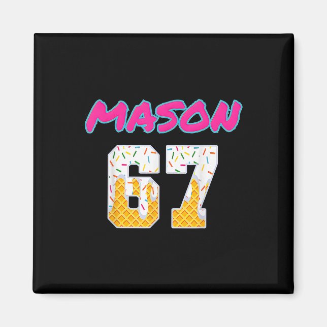67 Baseball Meme Slang Viral Trend  Magnet (Front)
