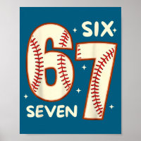 67 Baseball Six Seven 6 7 Meme Kids 67 Teen Boys 6