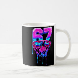 67 Basketball Drip Six Seven Funny  Coffee Mug
