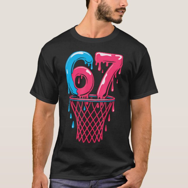 67 Basketball Drip Six T-Shirt (Front)