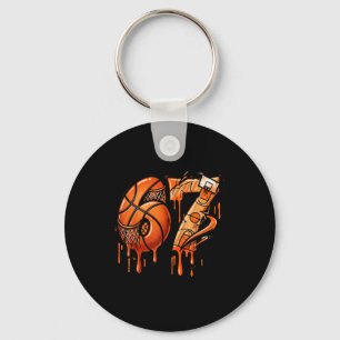 67 Basketball Ice Cream Drip Six Seven Key Ring