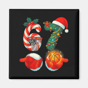 67 Basketball Santa Six Seven Meme Christmas Srt M Magnet