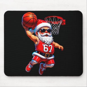 67 Basketball Santa Six Seven Meme Christmas Srt M Mouse Pad