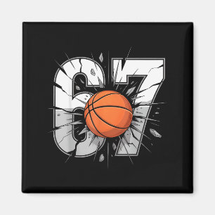 67 Basketball Six Seven 6 7 Meme 67 Magnet