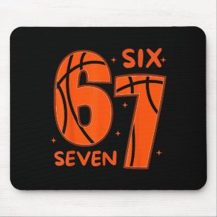 67 Basketball Six Seven 6 7 Meme 6 Mouse Pad