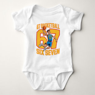 67 Basketball Six Seven Baby Bodysuit