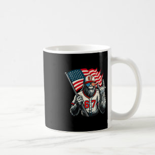 67 Bigfoot Meme Funny Six Seven Gen Alpha Slang Coffee Mug