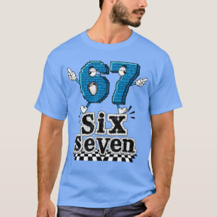 67 Brainrot Italian Meme Funny 6 7 Brainrot Gaming T-Shirt