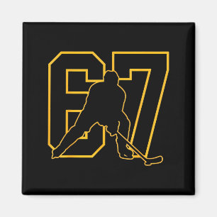 67 Brainrot Youth Ice Hockey Drip - Funny Kids 67  Magnet