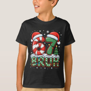 67 Bruh Christmas Fun Design For Holiday Six Seven T-Shirt