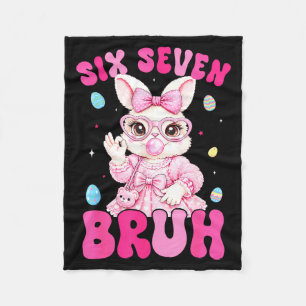 67 Bunny Funny For Kids Girl Boy Women Youth Teen  Fleece Blanket