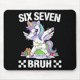 67 Burh Funny Christmas 6 7 Meme Men Women Kids  Mouse Pad