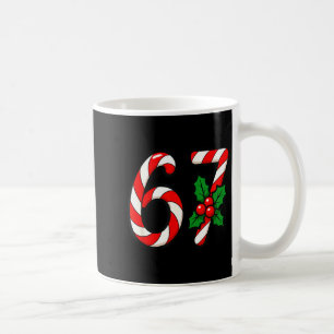 67 Candy Canes Funny Christmas Humor Meme Design Coffee Mug