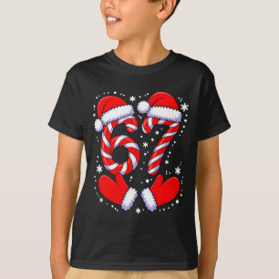 67 Candy Canes Santa T-Shirt