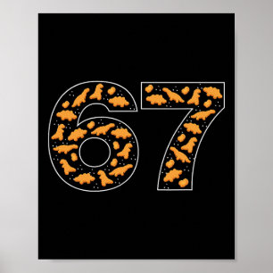 67 Chicken Nuggets Six Seven Poster