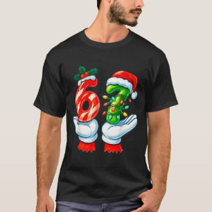 67 Christmas 67 Meme Gen Alpha Slang Candy Cane Xm T-Shirt
