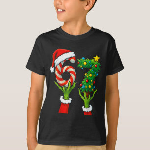 67 Christmas 6 7 Meme Hands Holiday Gen Alpha For T-Shirt