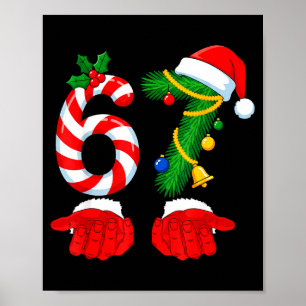 67 Christmas 6 7 Meme Pajamas For Kids Women Men S Poster
