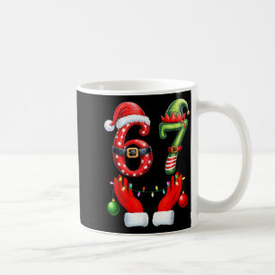 67 Christmas 6 7 Meme Pajamas Holiday Gen Alpha Sl Coffee Mug