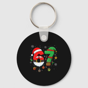 67 Christmas 6 7 Meme Pajamas Holiday Gen Alpha Sl Key Ring