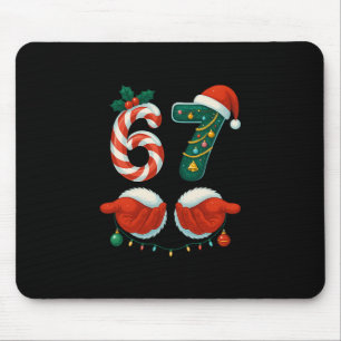 67 Christmas 6 7 Meme Pajamas Holiday Gen Alpha Sl Mouse Pad