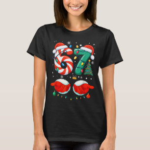 67 Christmas 6 7 Meme Pajamas Holiday Gen Alpha Sl T-Shirt