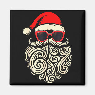 67 Christmas 6 7 Santa Six Seven Meme Christmas Bo Magnet