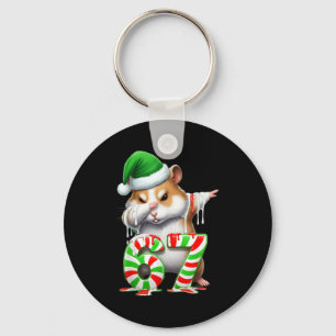67 Christmas Funny 67 Brainrot Youth Kids Hamster Key Ring