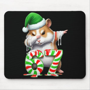 67 Christmas Funny 67 Brainrot Youth Kids Hamster  Mouse Pad