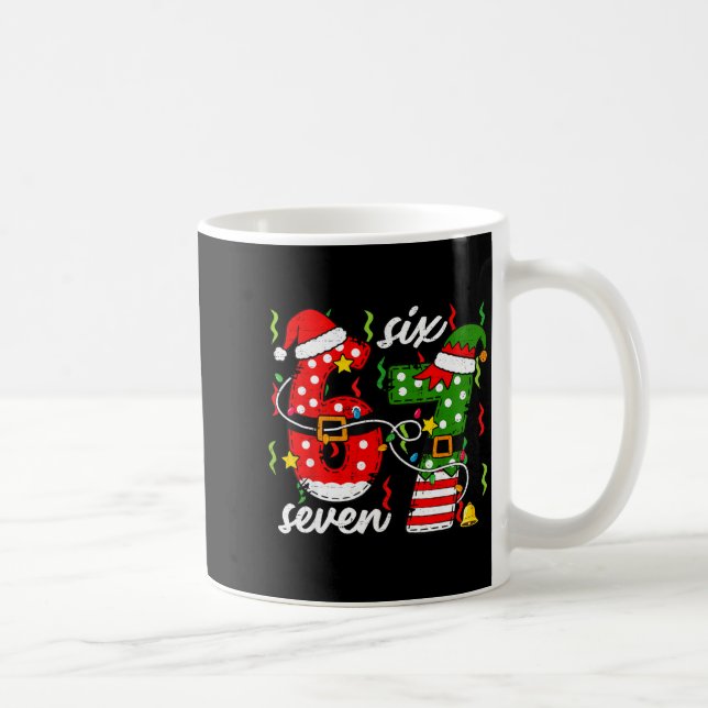 67 Christmas Funny 6 7 Meme Six Seven Shirt Boys G Coffee Mug (Right)