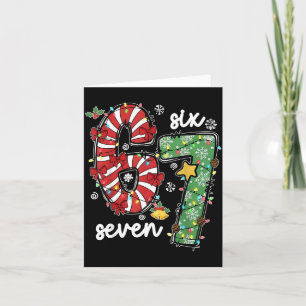 67 Christmas Funny 6 7 Meme Six Seven Xmas Boys Ki Card