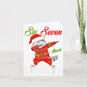 67 Christmas Funny Six Seven Bruh Meme Brainrot Sa Card