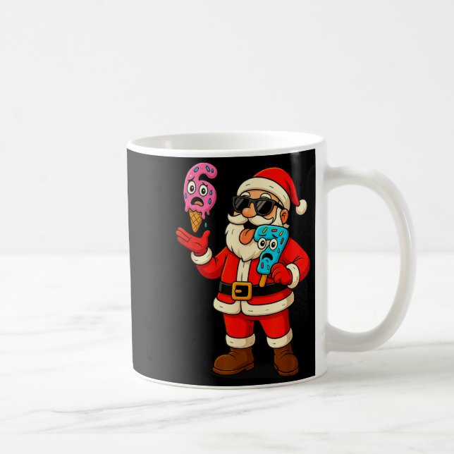 67 Christmas Funny Six Seven Ice Cream Meme 6 7 Ch Coffee Mug (Right)