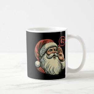 67 Christmas Funny Six Seven Meme Brainrot Santa C Coffee Mug