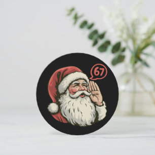 67 Christmas Funny Six Seven Meme Santa Claus Holiday Card