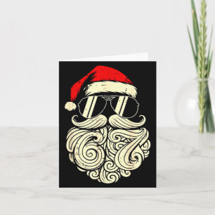 67 Christmas Funny Six Seven Meme Santa Face Shirt Card