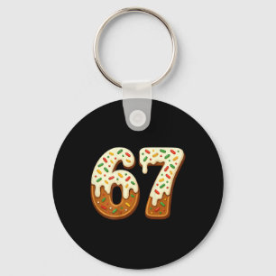 67 Christmas Holiday 6 7 Meme Gen Alpha Slang Back Key Ring