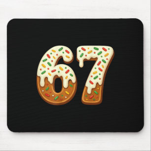 67 Christmas Holiday 6 7 Meme Gen Alpha Slang Back Mouse Pad