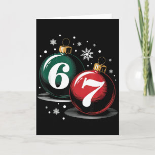 67 Christmas Kids Boys Girls Meme Xmas Funny Slang Card